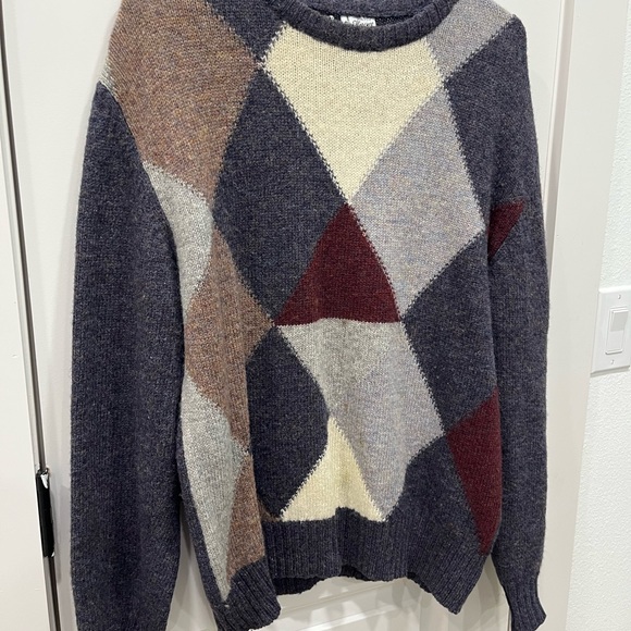 Maglificio Florence geometric pattern vintage‎ style pullover sweater - Picture 2 of 12